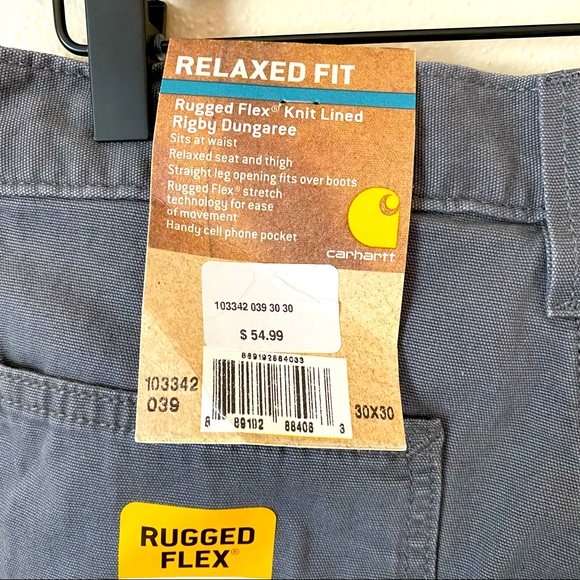 Rugged Flex Knit Lined Carhartt Pants 